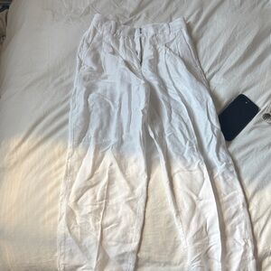 Aritzia White Trousers
